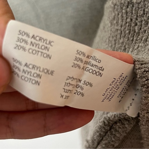 ⚪️ Devoted Ottoman Grey Ribbed Sweater - Picture 4 of 8